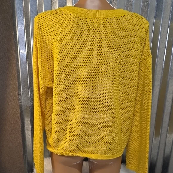 MICHAEL Michael Kors Yellow Knit Top - Picture 4 of 6